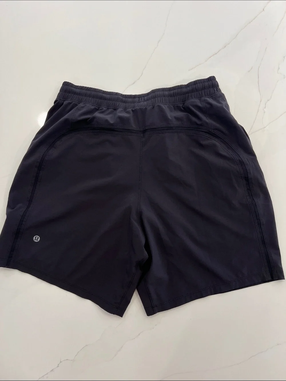 Lululemon Men's Elastic Waist Lined Performance Shorts, Medium - Picture 2 of 5